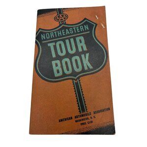 1940 AAA Northeastern Tour Book Pre-WWII Road Travel Guide Automobilia Vintage